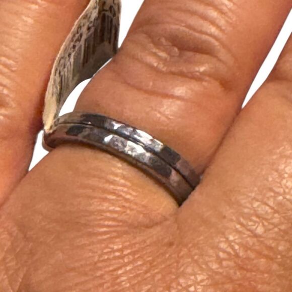 Sterling Silver set of band size 7 - Picture 3 of 4